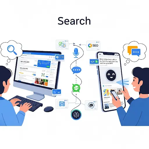 blog of freelance digital marketing analyst in kochi : from keywords to conversational queries